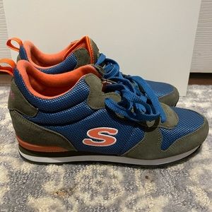 7$ Sketchers wedge sneakers EUC